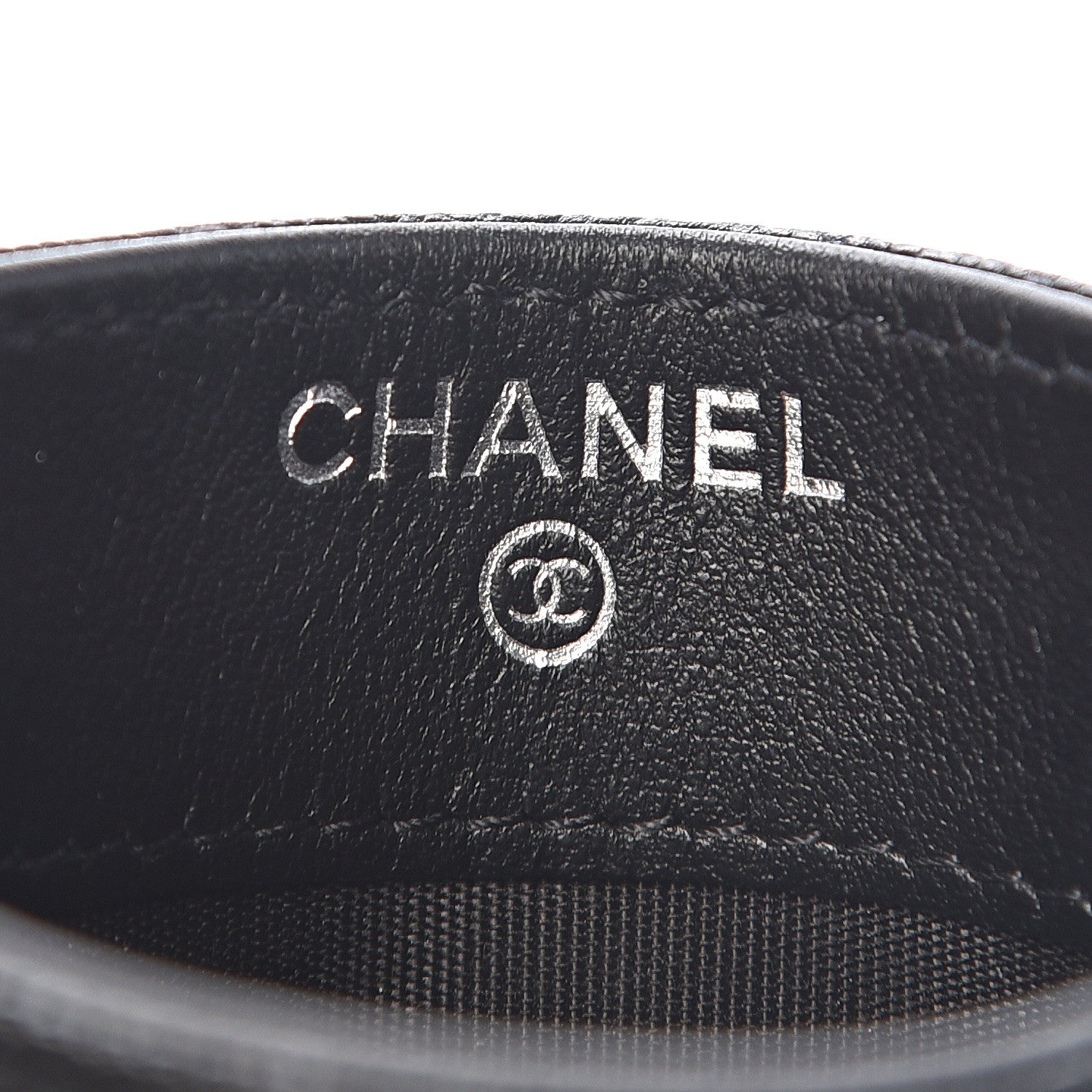 Chanel Caviar Quilted Boy Card Holder Black 6 of 9