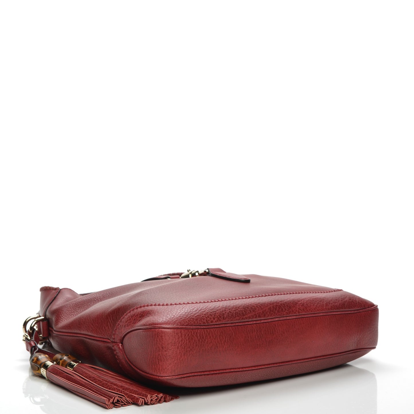 Pebbled Calfskin Medium New Jackie Shoulder Bag Raspberry Candy
