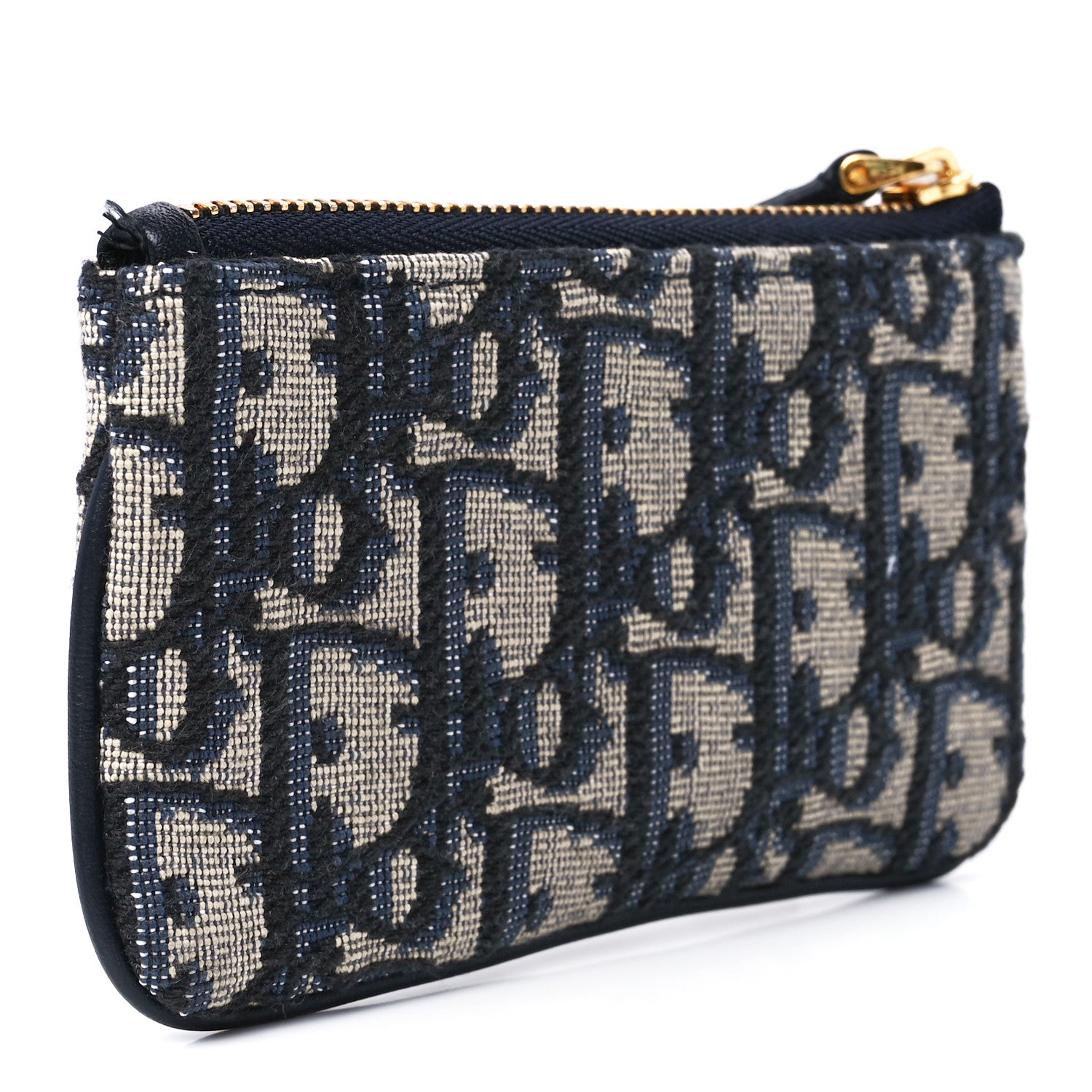Christian Dior Oblique Key Case Blue 3 of 11