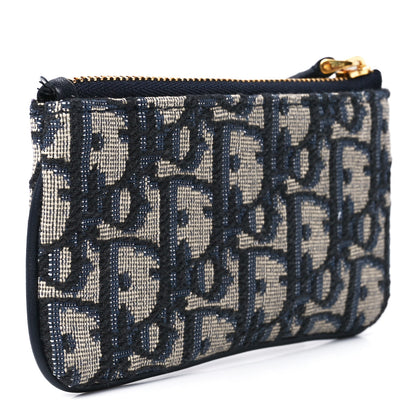 Christian Dior Oblique Key Case Blue 3 of 11