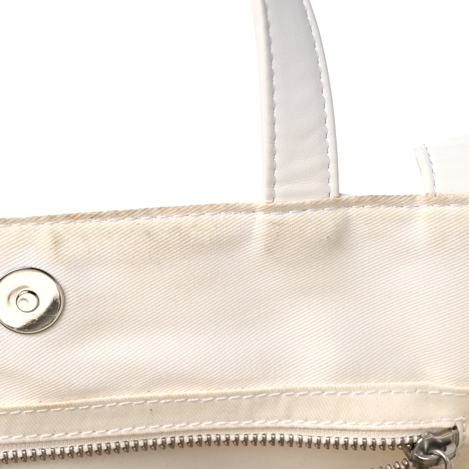 Telfar Vegan Leather Medium Shopping Bag White 13 of 22