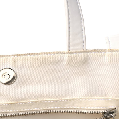 Telfar Vegan Leather Medium Shopping Bag White 13 of 22