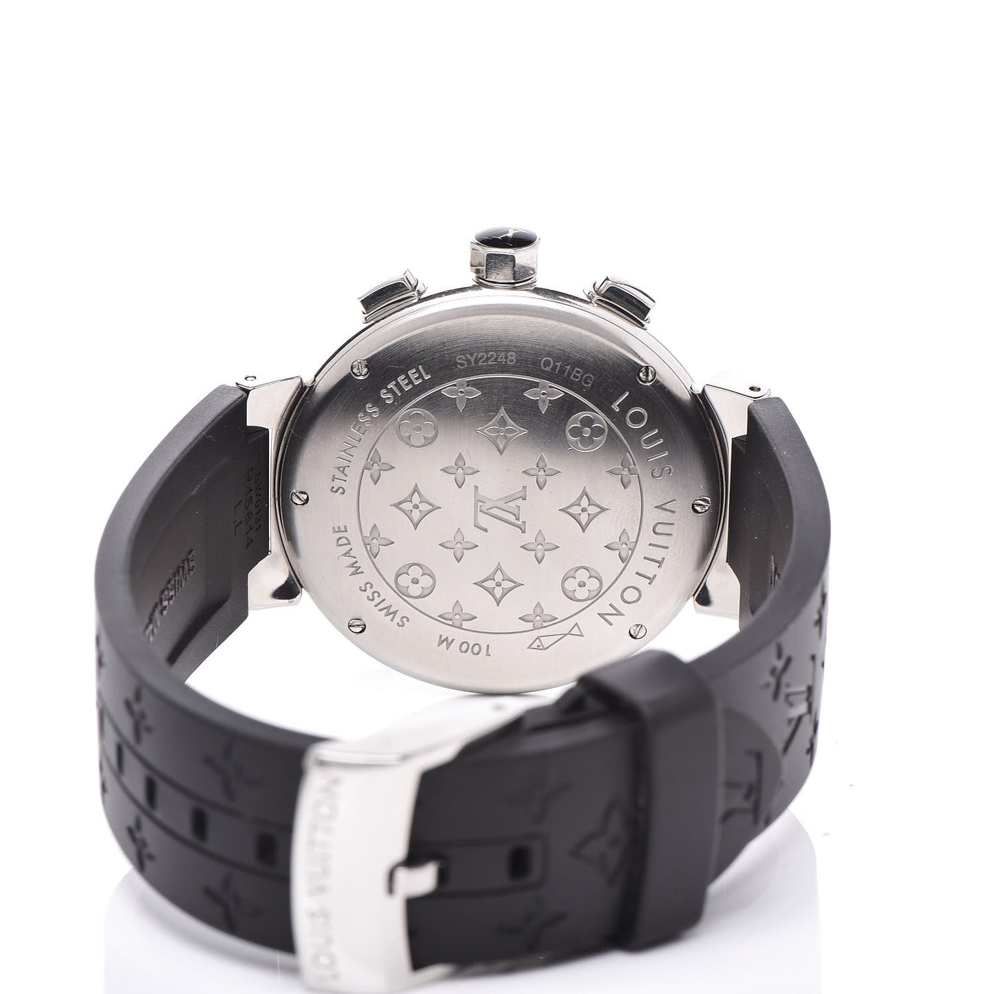 Stainless Steel Rubber 39mm Tambour Lovely Cup Quartz Watch Black