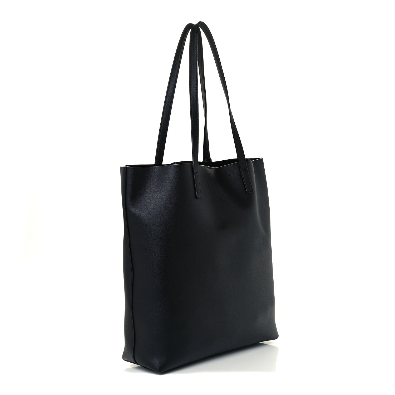Saint Laurent Calfskin Medium Shopping Tote Black 3 of 11