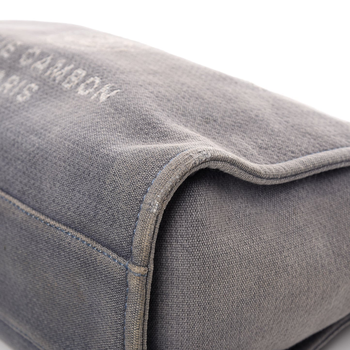 Canvas Small Deauville Tote Denim Blue