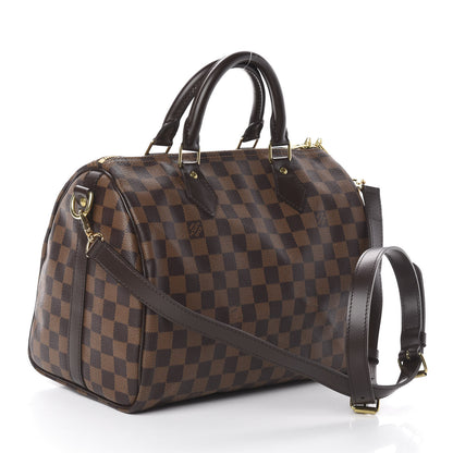 Louis Vuitton Damier Ebene Speedy Bandouliere 30 2 of 9