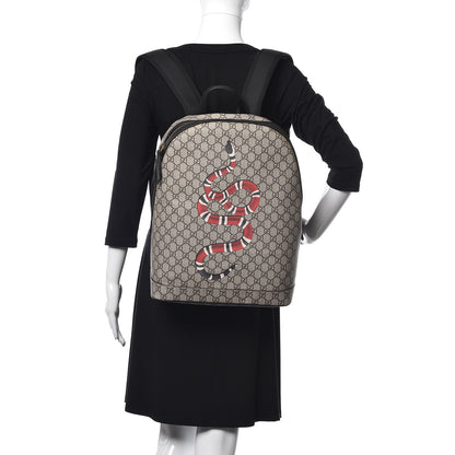 Gucci GG Supreme Monogram Kingsnake Dome Backpack 2 of 9
