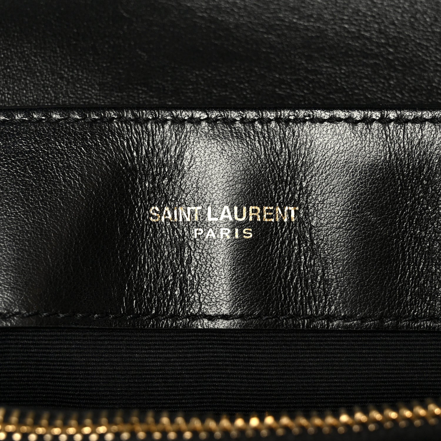 Saint Laurent Calfskin Y Quilted Monogram Small Loulou Chain Satchel Black 7 of 12
