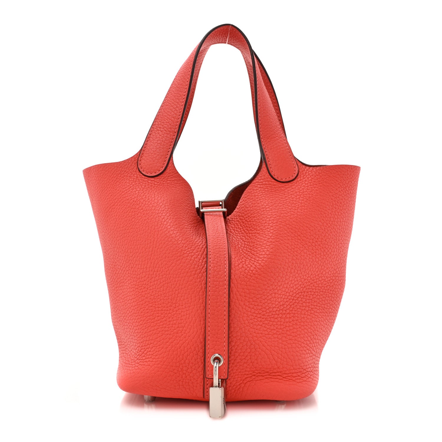Hermes Taurillon Clemence Picotin Lock 18 PM Rose Jaipur 1 of 14