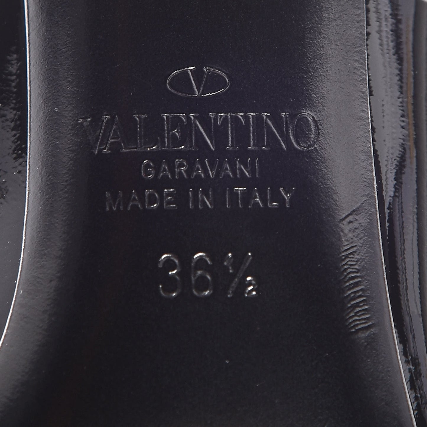 Patent VLTN 105mm Pumps 36.5 Black White
