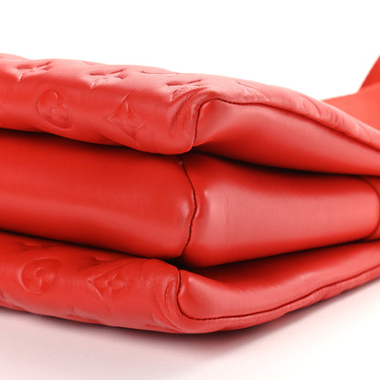 Louis Vuitton Lambskin Embossed Monogram Coussin PM Red 7 of 7