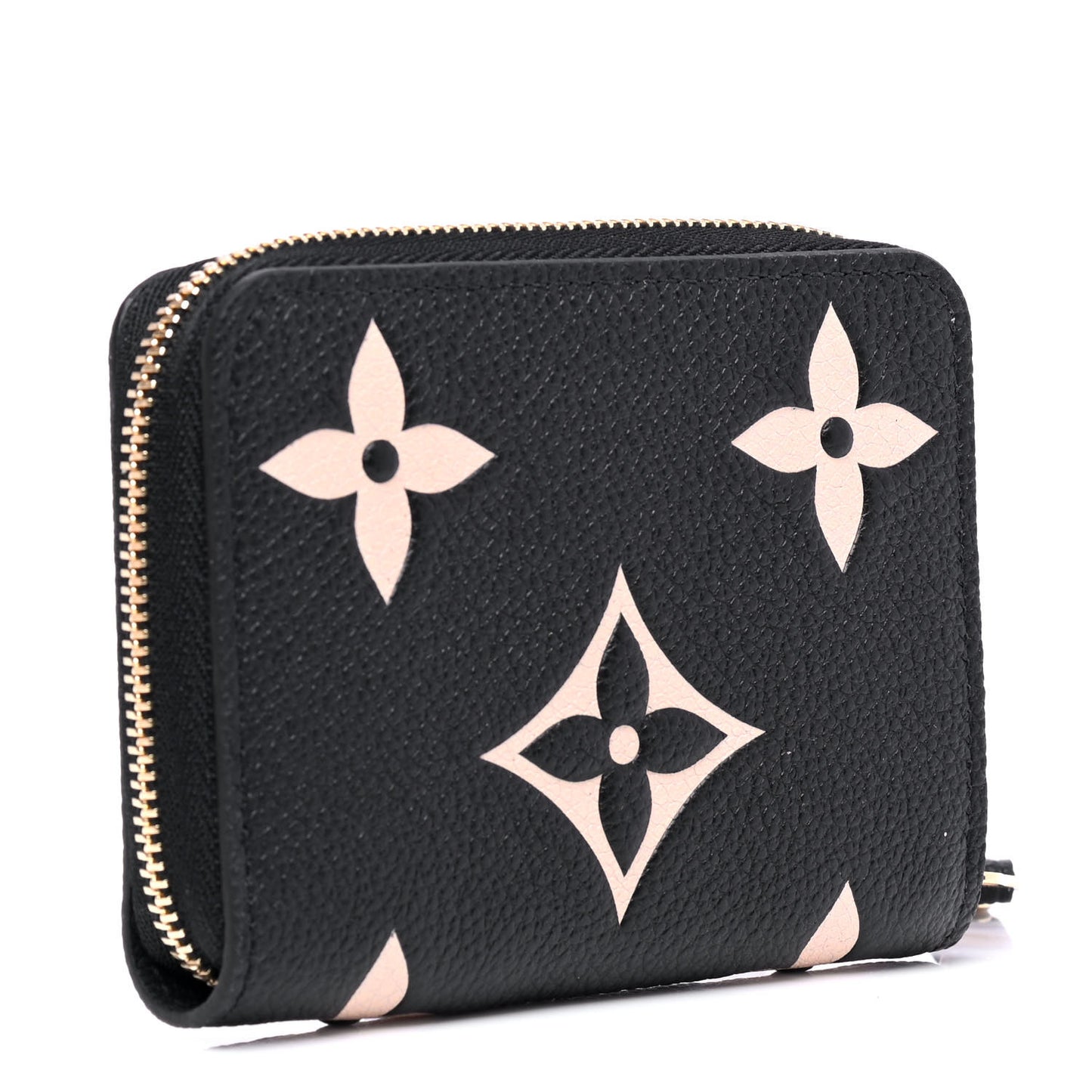 Empreinte Monogram Giant Zippy Coin Purse Black Beige