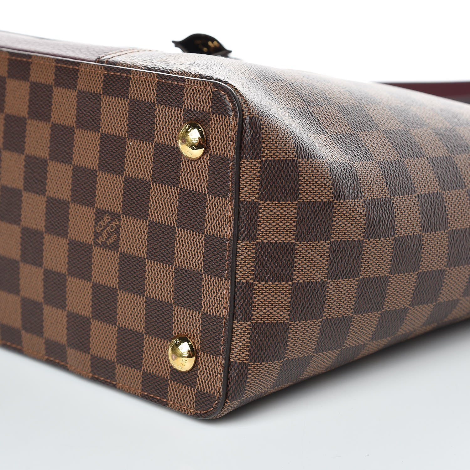 Louis Vuitton Damier Ebene Taurillon Jersey Bordeaux 9 of 9