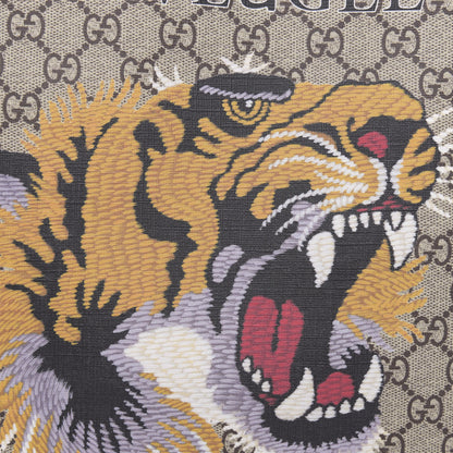 Gucci GG Supreme Monogram L'Aveugle Par Amour Print Vertical Tote Black 11 of 11