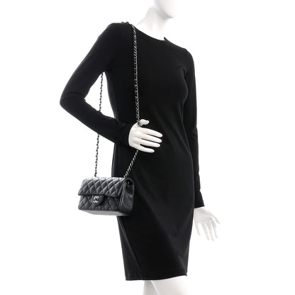 Chanel Iridescent Caviar Quilted Mini Rectangular Flap Black 2 of 7