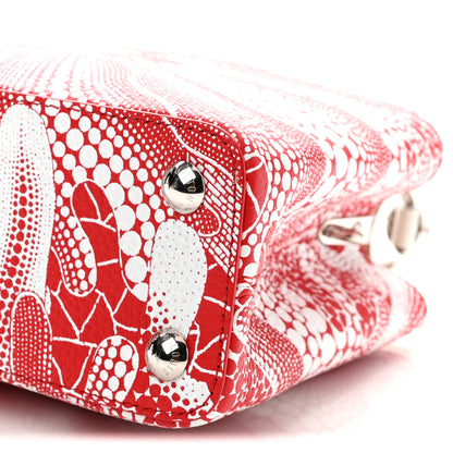 Louis Vuitton LV X YK Taurillon Psychedelic Flower Capucines BB Rouge 10 of 10