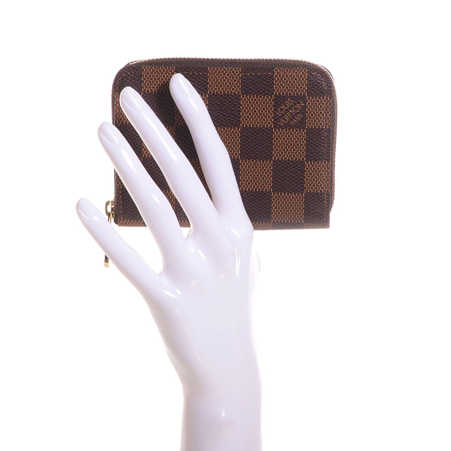 Louis Vuitton Damier Ebene Zippy Coin Purse 2 of 7