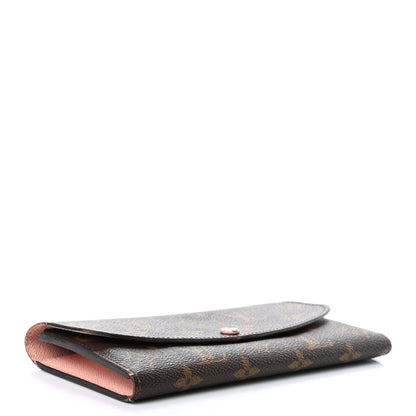 Louis Vuitton Monogram Emilie Wallet Rose Ballerine 4 of 11