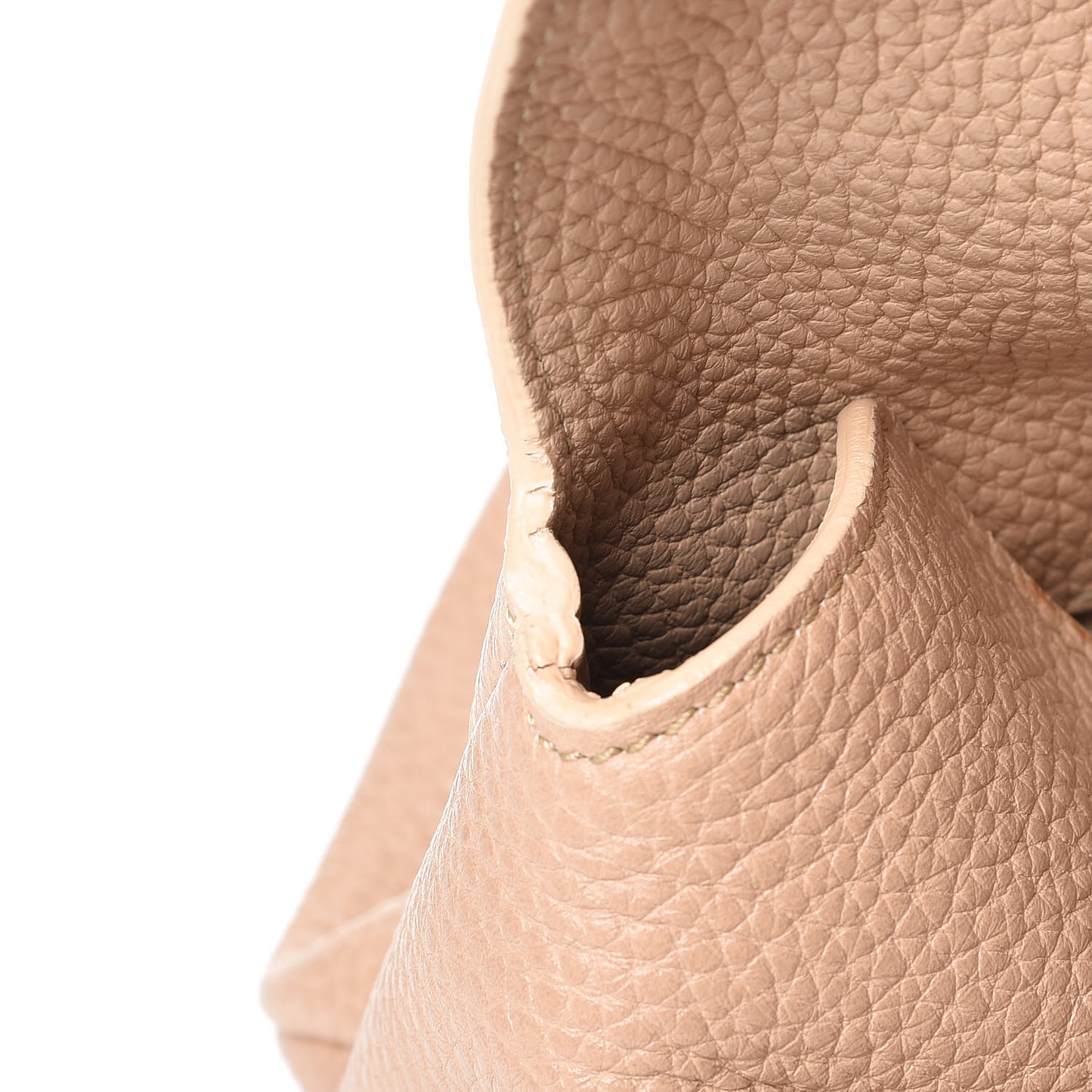 London Grainy Calfskin Medium Baynard Tote Light Nude