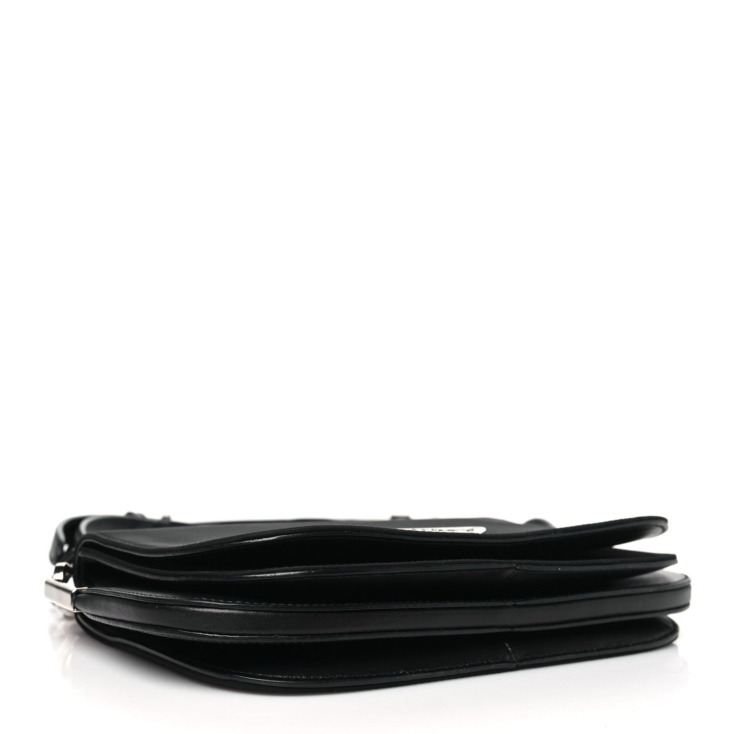 Prada Tessuto Vitello Medium Margit Shoulder Bag Black 4 of 11