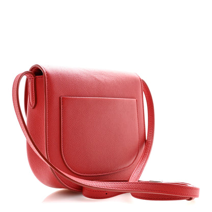 Celine Grained Calfskin Small Trotteur Coquelicot 3 of 16