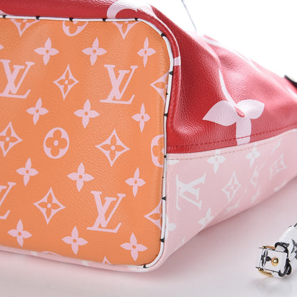 Louis Vuitton Monogram Giant Neverfull MM Rouge 10 of 10