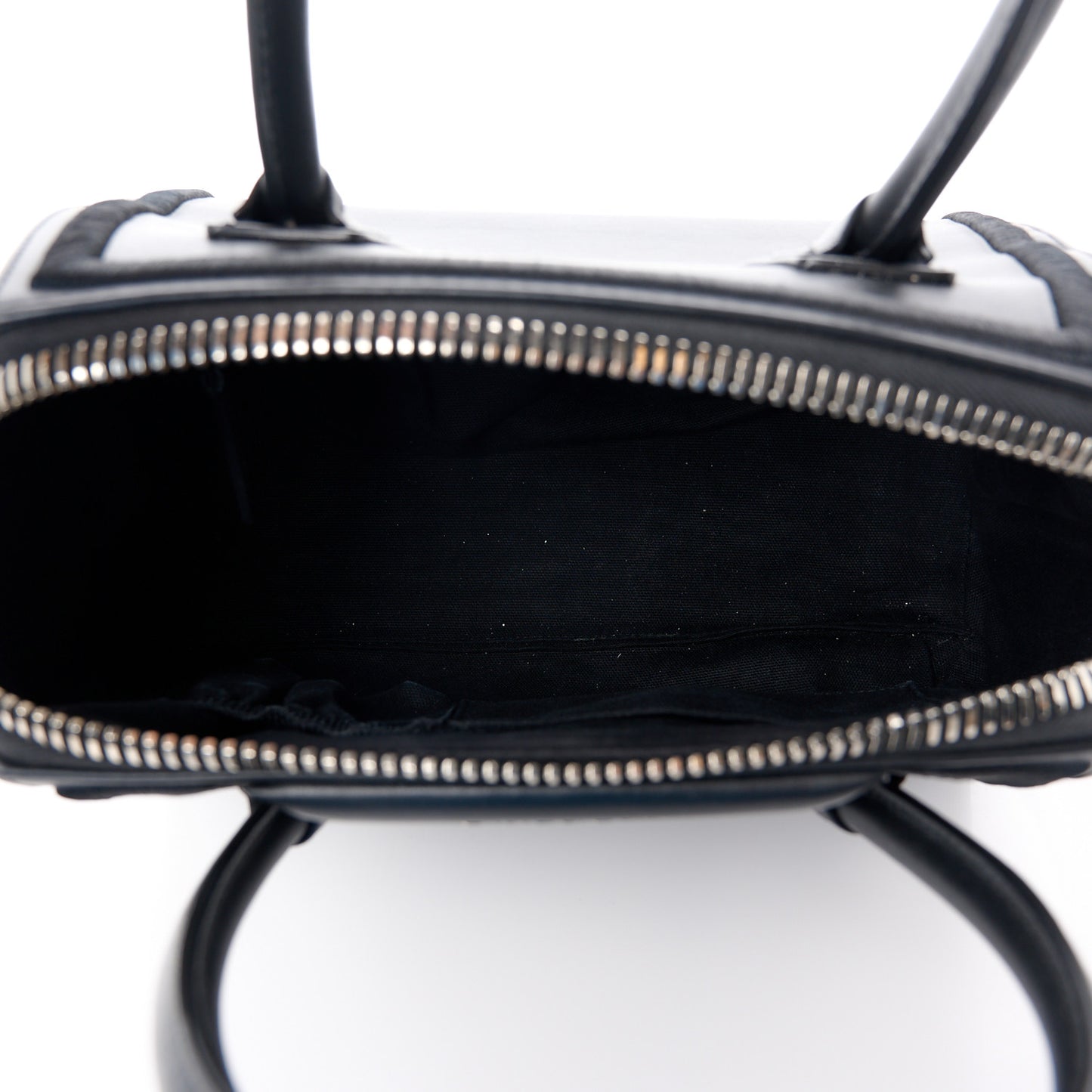 Calfskin Small Embroidered Frame Antigona Black