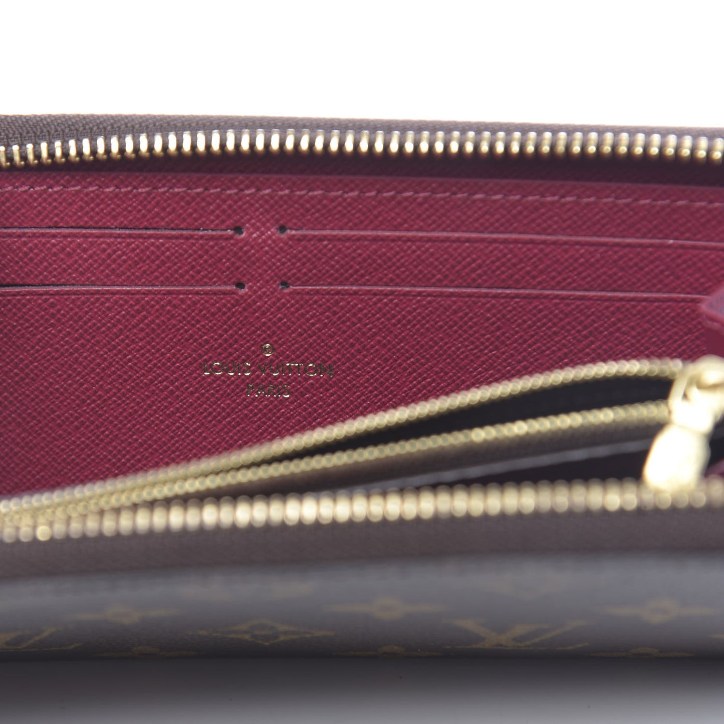 Monogram Clemence Wallet Fuchsia