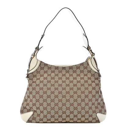 Gucci Monogram GG Creole Hobo Ivory 1 of 13