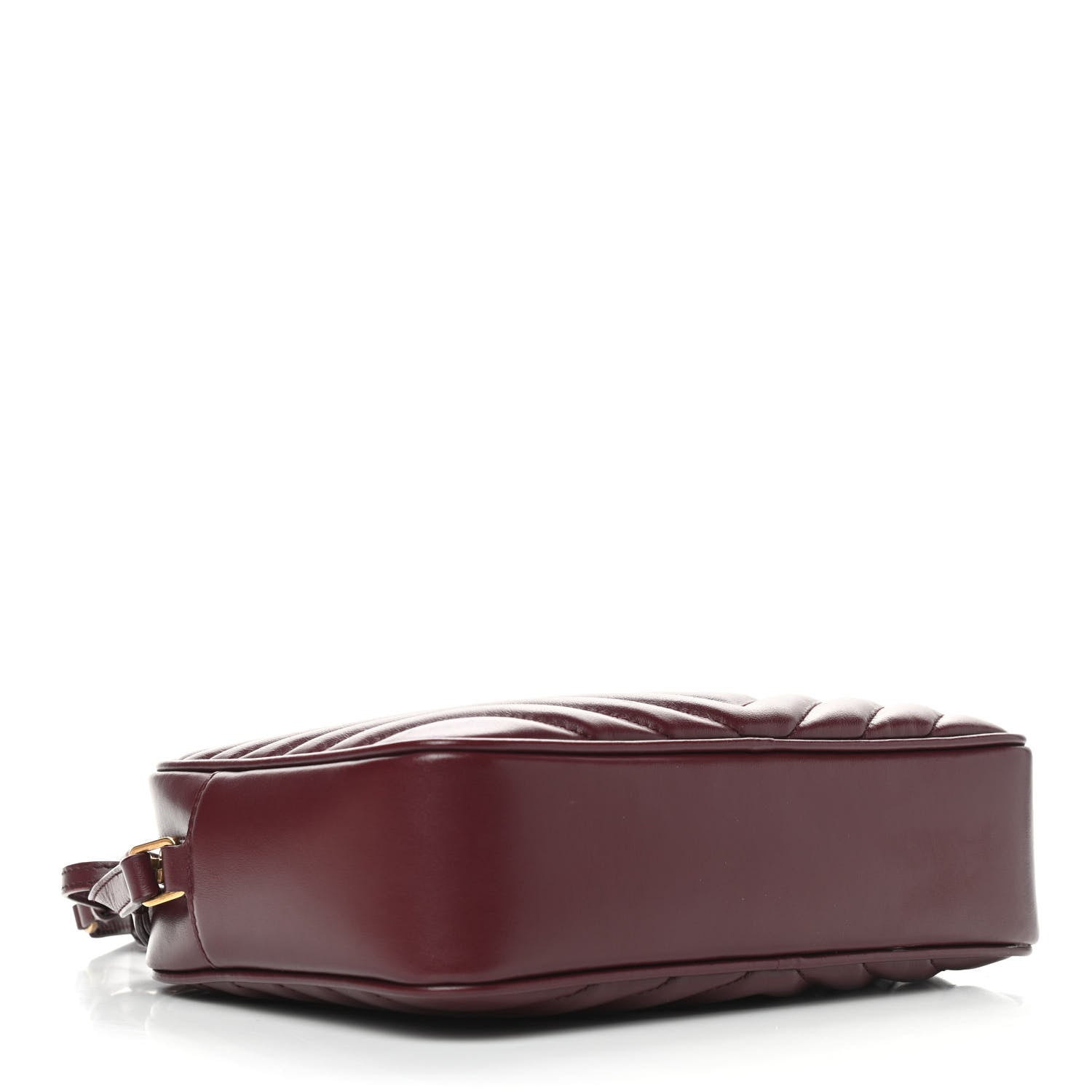 Saint Laurent Calfskin Matelasse Monogram Lou Camera Bag Dark Legion Red 4 of 10