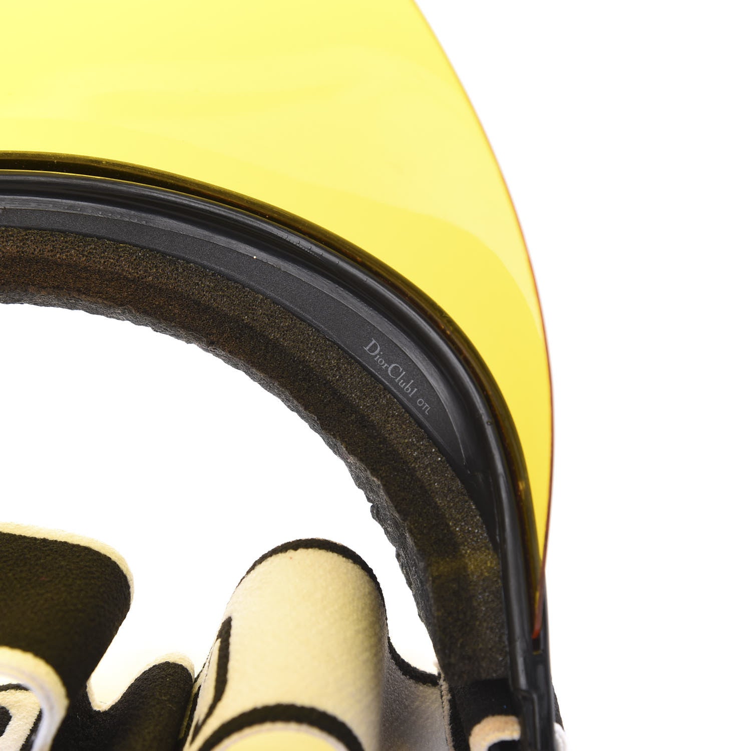 Christian Dior DiorClub1 Sun Visor Yellow 6 of 9