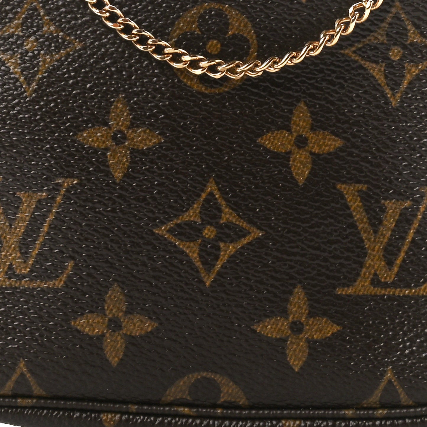 Monogram Complice Trunks and Bags Mini Pochette Accessories Beige