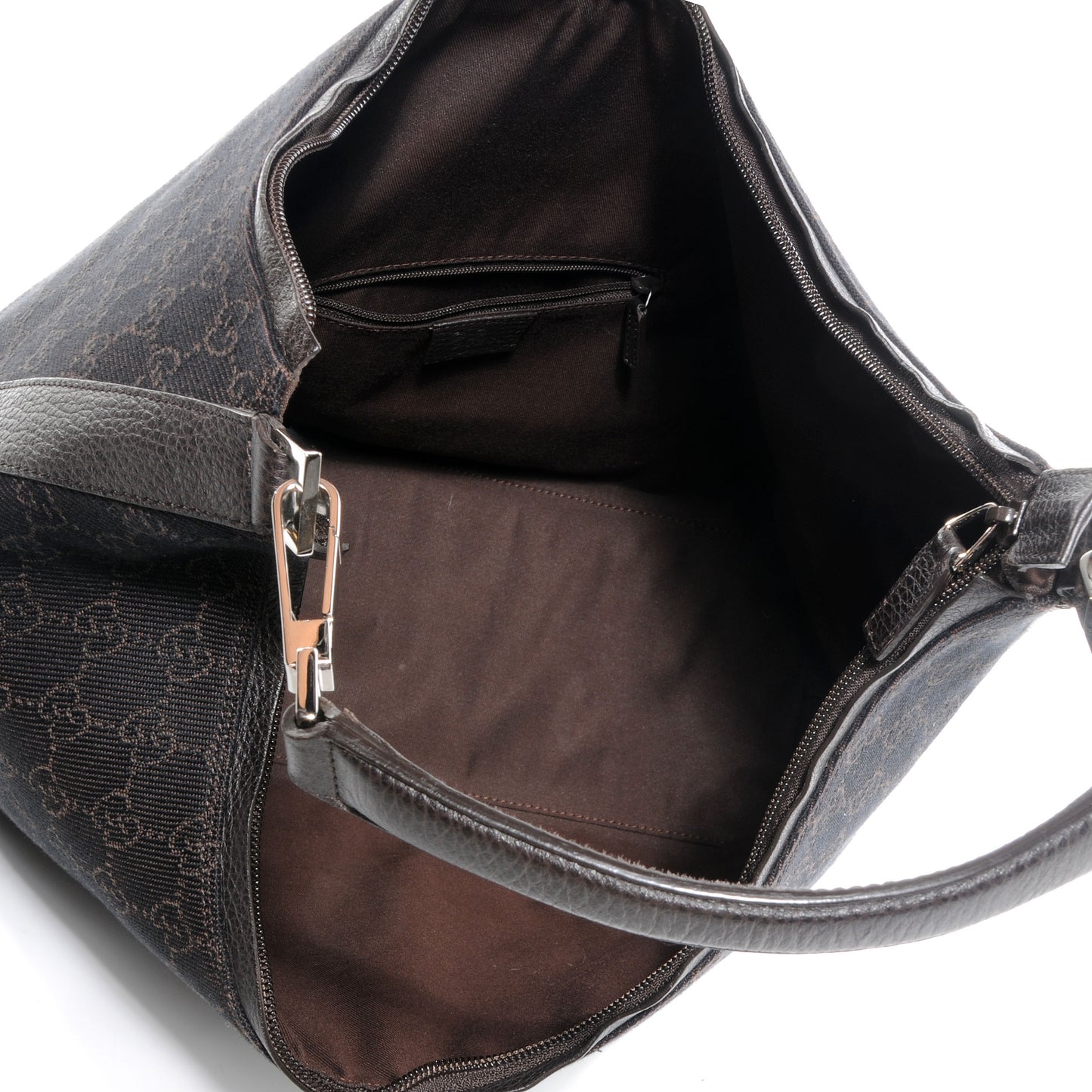 Denim Monogram Hobo Dark Brown