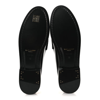 Saint Laurent Magnum Calfskin Le Loafer 15 Moccasin  39 Black 7 of 13