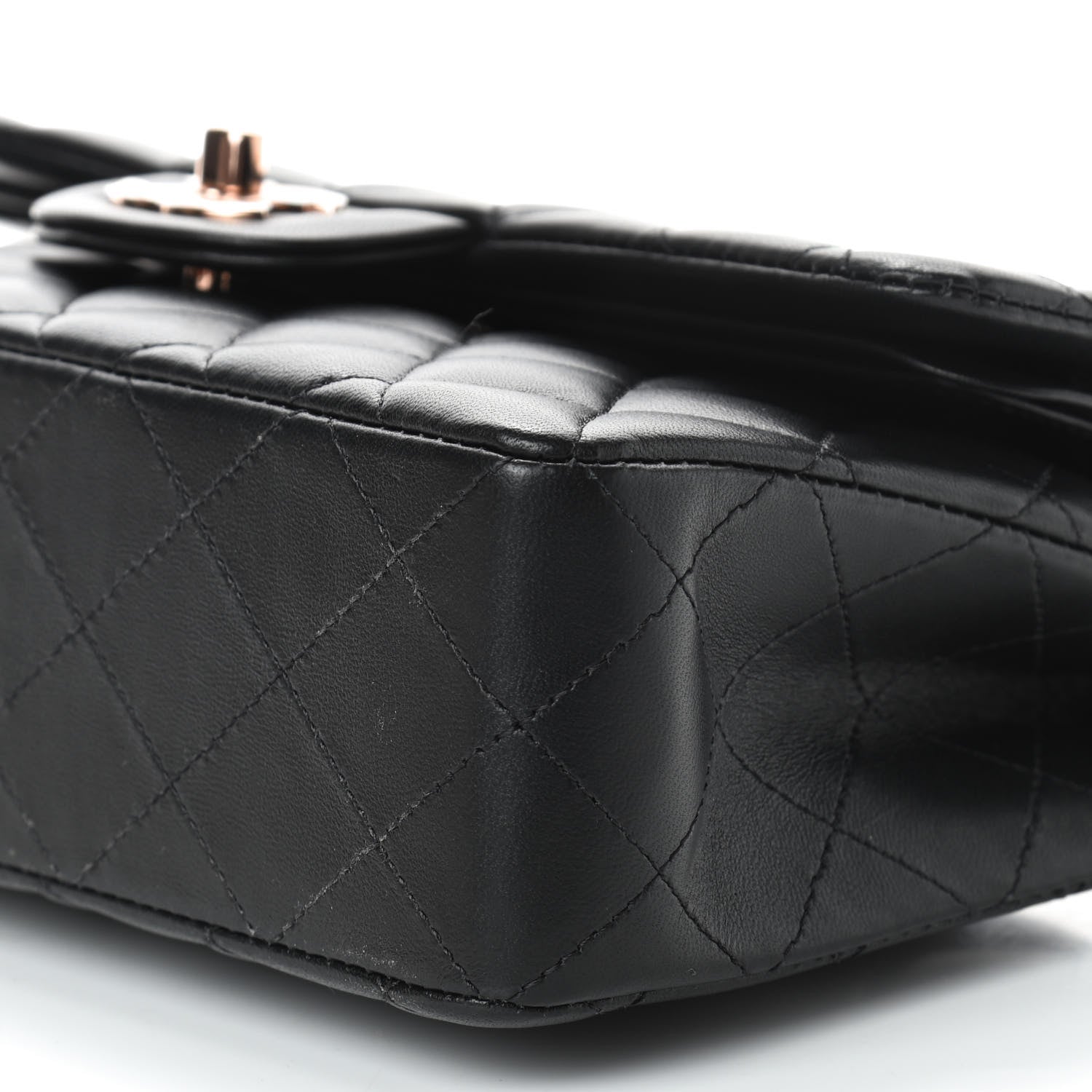 Chanel Lambskin Quilted Small Double Flap Black 12 of 16