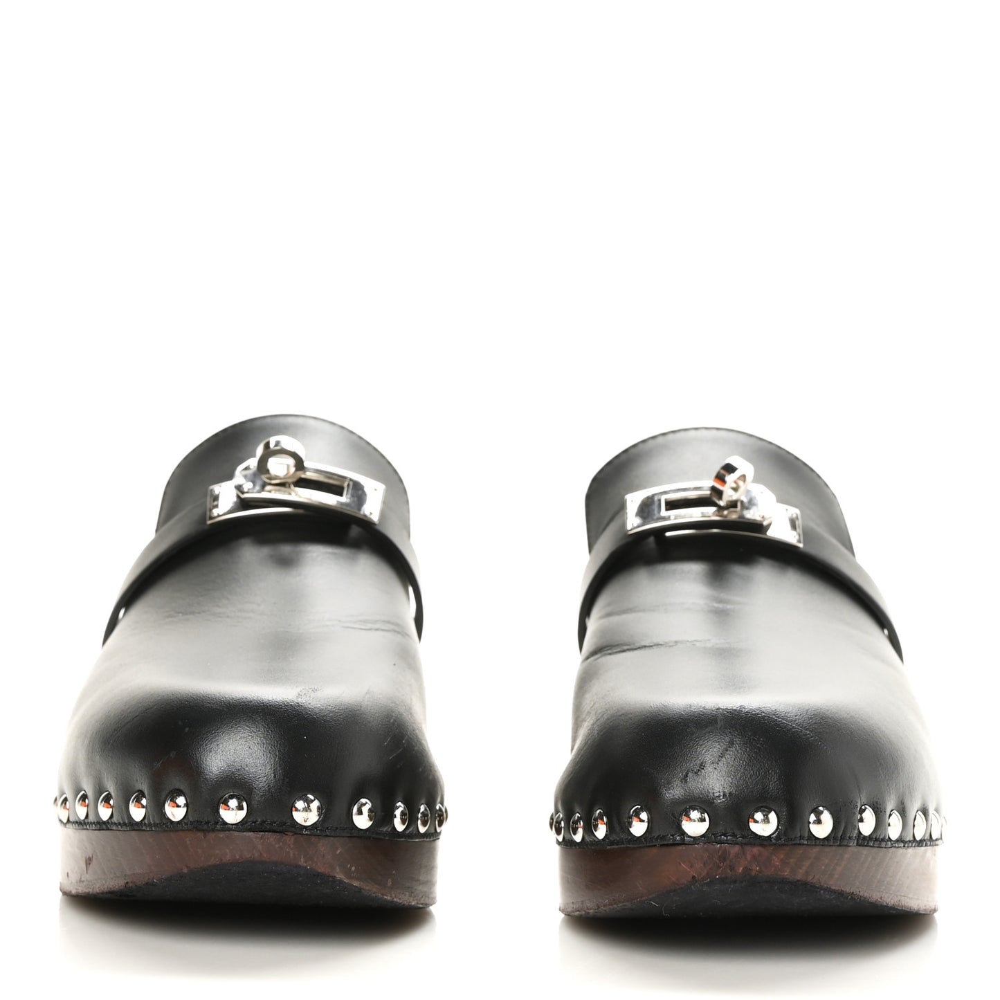 Calfskin Carlotta Mules 38 Black