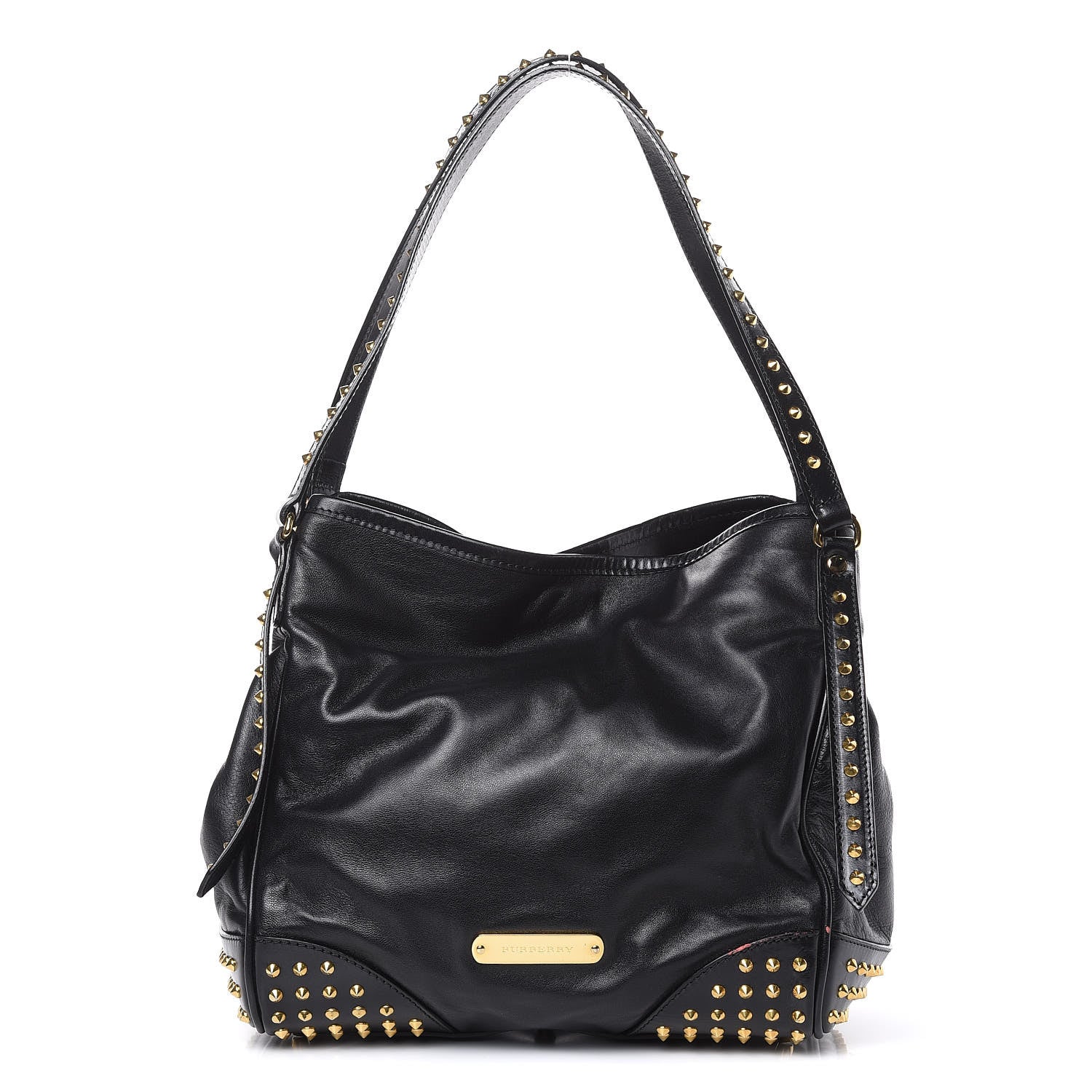 Burberry Lambskin Bridle Studs Small Canterbury Tote Black 1 of 13
