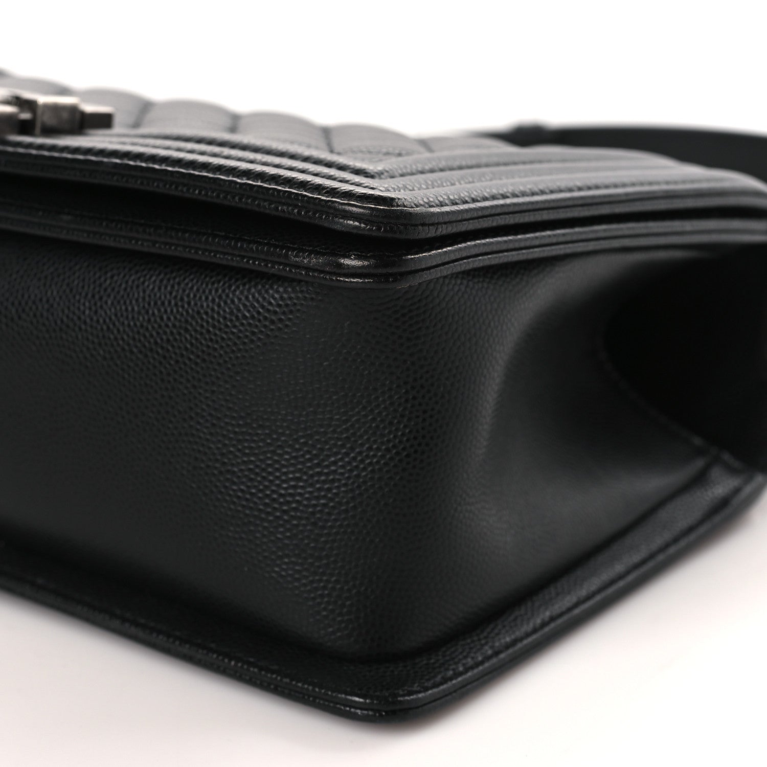 Chanel Caviar Quilted Medium Boy Flap Black 10 of 11