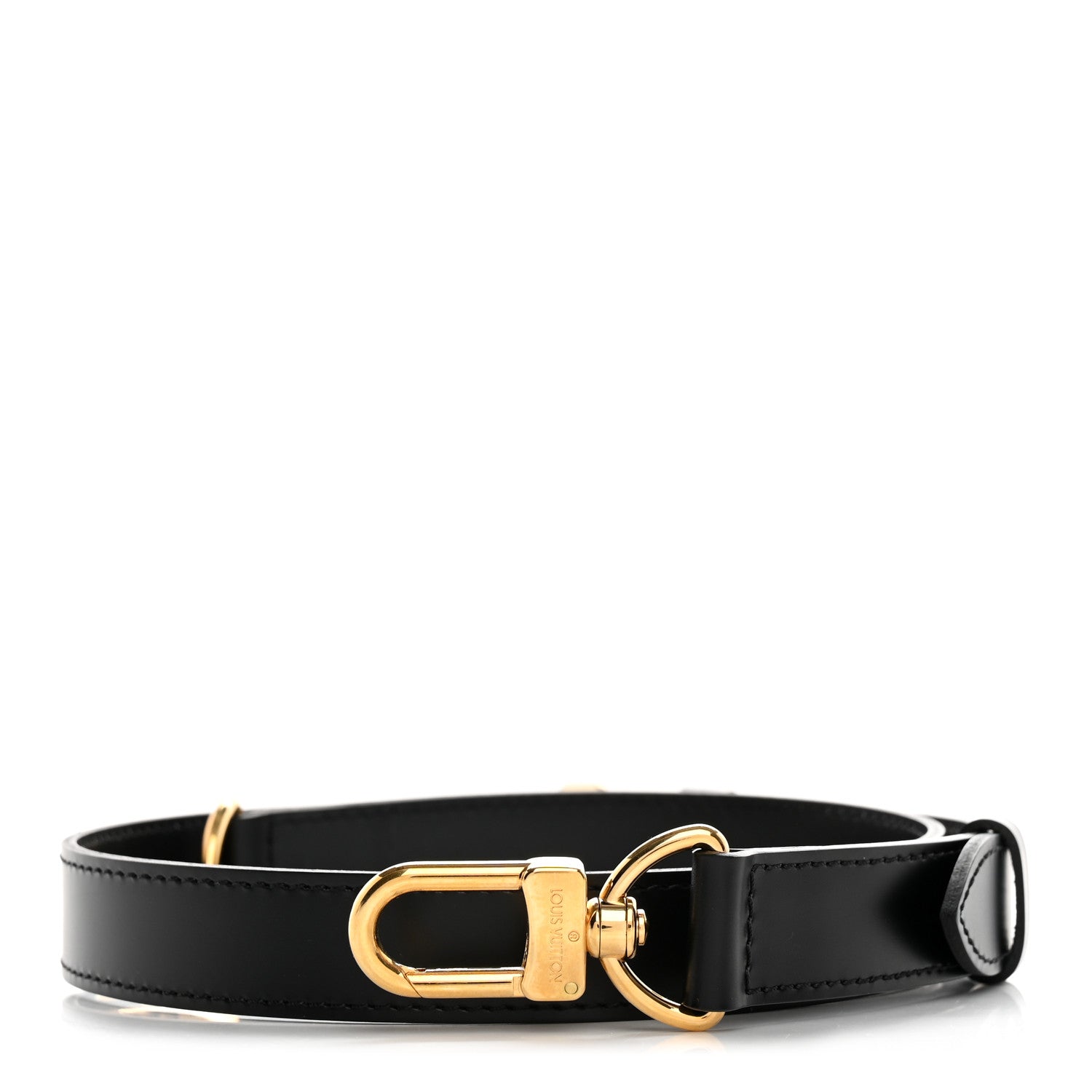 Louis Vuitton Calfskin Adjustable Keepall Bandouliere Shoulder Strap Black 1 of 5
