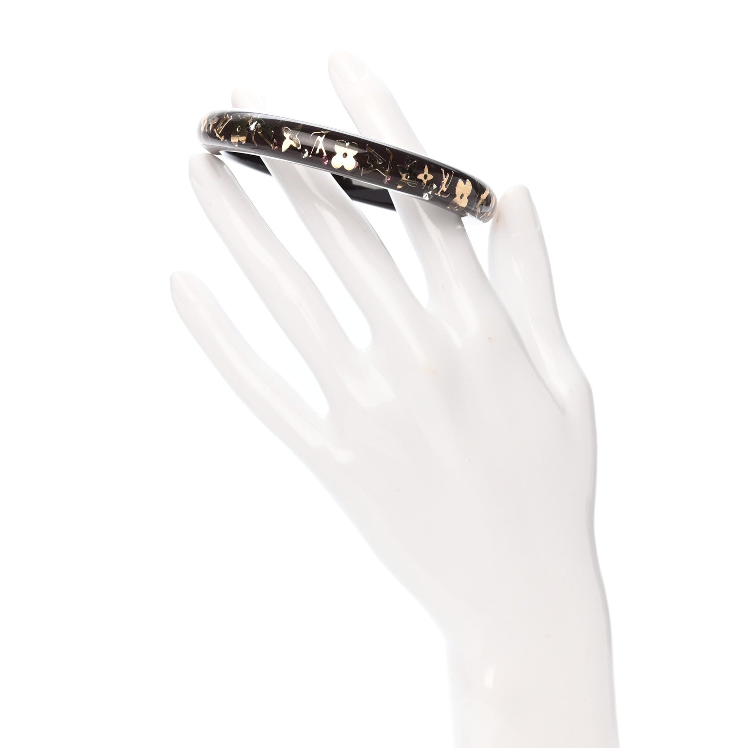 Louis Vuitton Resin Swarovski Medium Inclusion Bracelet PM Amarante 2 of 3