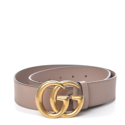 Gucci Calfskin Double G 40mm Belt 85 34 Porcelain Rose 1 of 7
