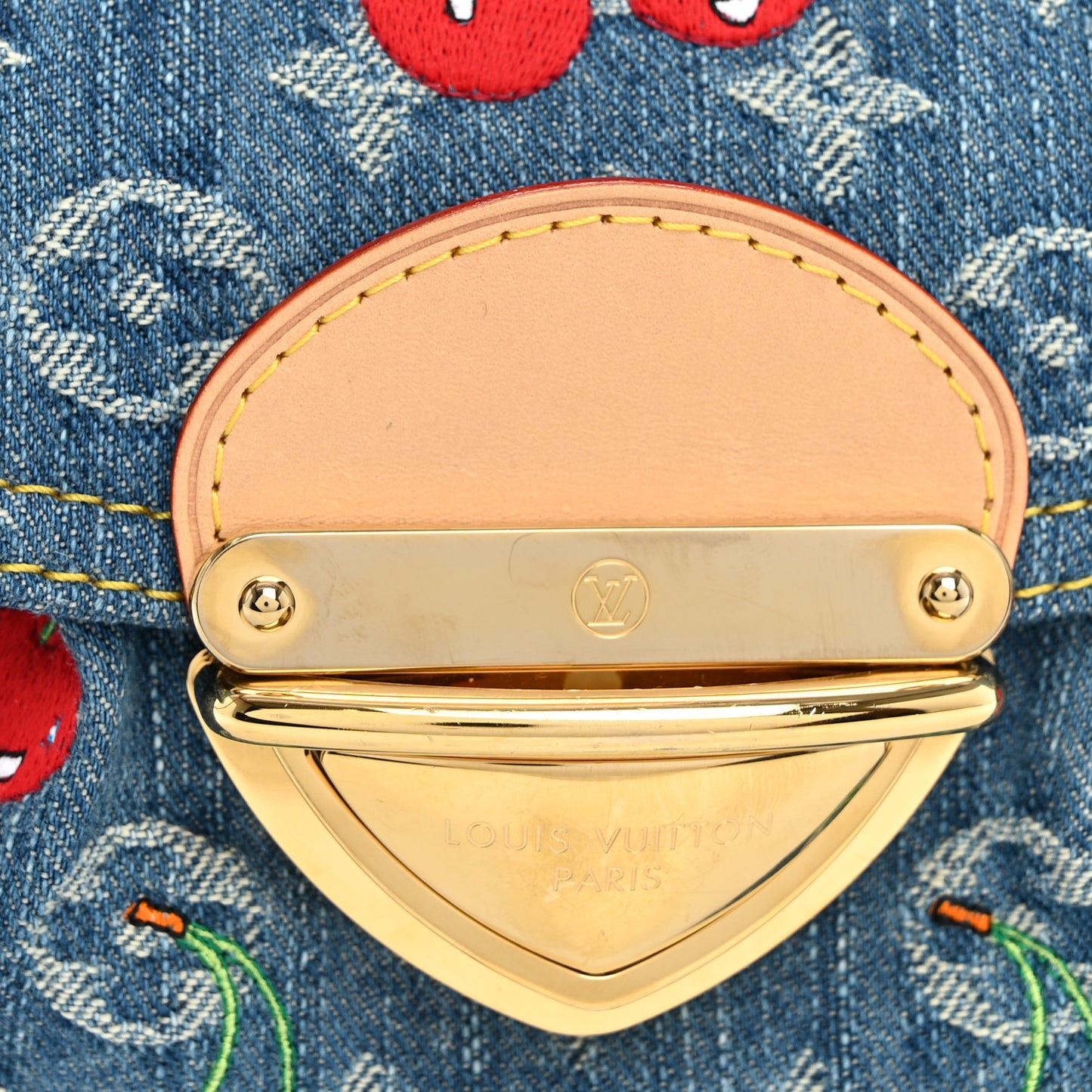 LV X TM Monogram Denim Cerises Sunset