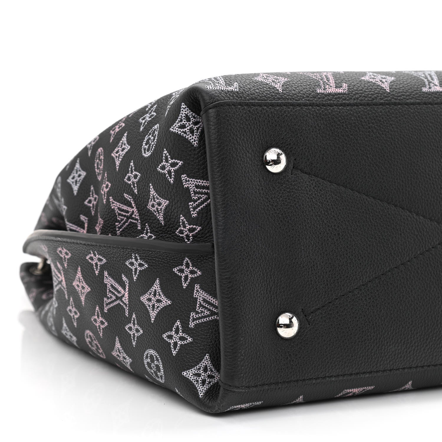 Louis Vuitton Mahina Carmel Hobo PM Black 8 of 9