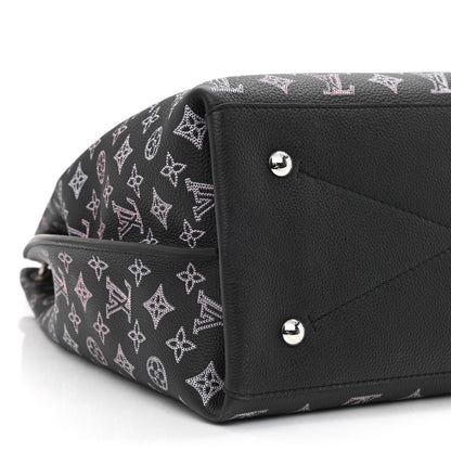 Louis Vuitton Mahina Carmel Hobo PM Black 8 of 9
