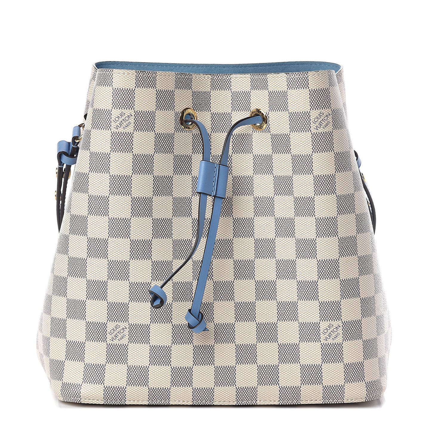 Damier Azur Neonoe MM Bleuet
