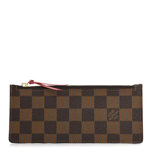 Damier Ebene Josephine Wallet Zippered Insert