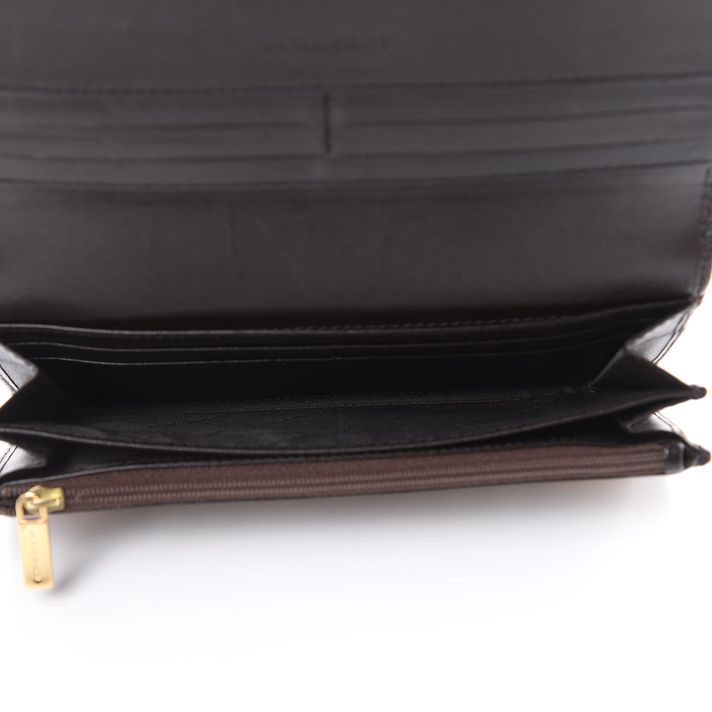 Haymarket Check Penrose Continental Wallet Chocolate