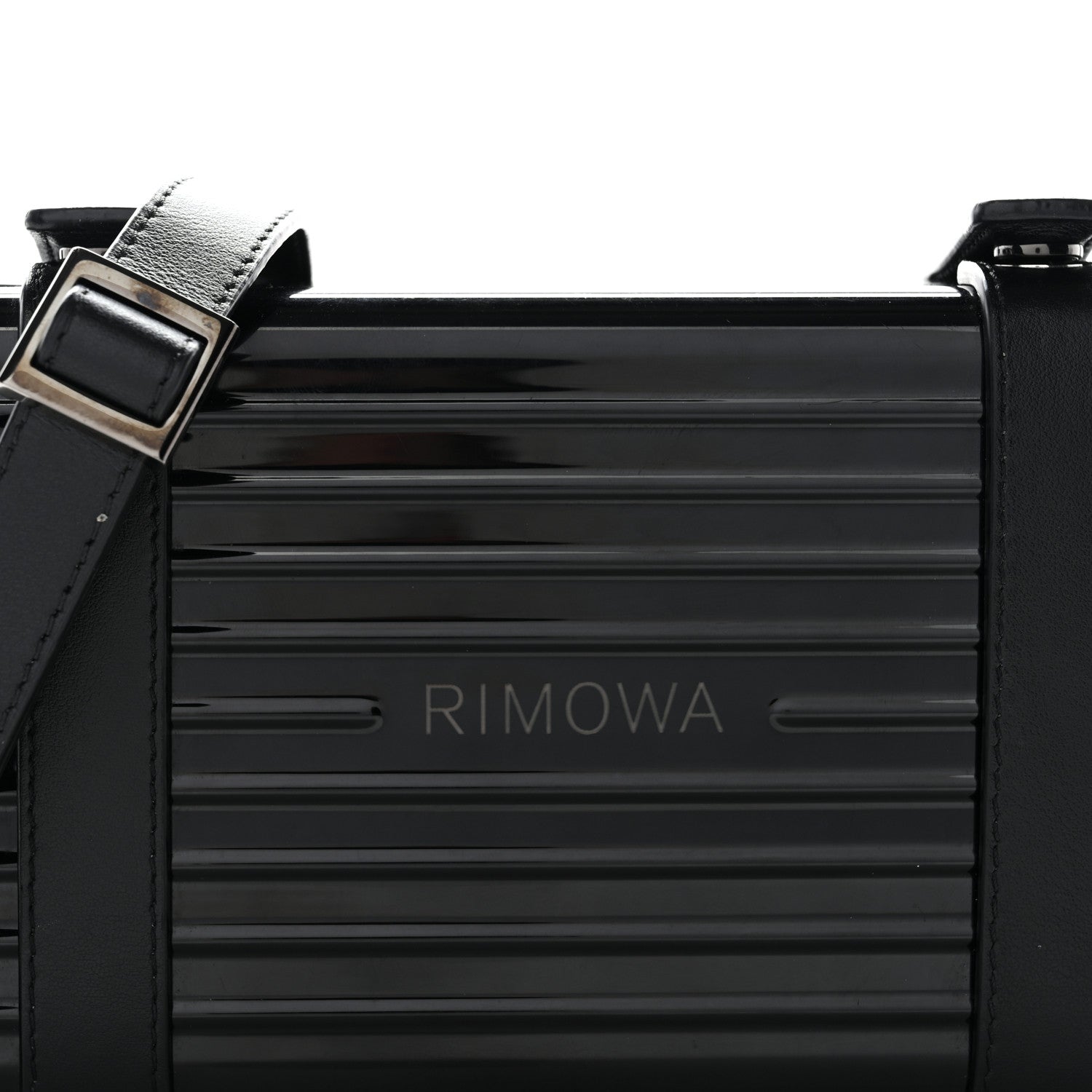 Christian Dior X RIMOWA Aluminum Personal Clutch On Strap Black 7 of 11
