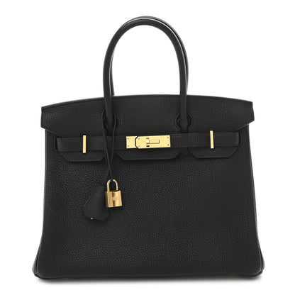 Hermes Togo Birkin 30 Black 1 of 12