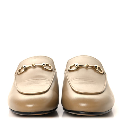 Gucci Calfskin Womens Princetown Slippers 37.5 Gloomy Almond 3 of 10
